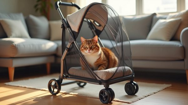Les meilleures poussettes pour chats : confort et sécurité assurés