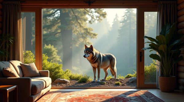 Tableau loup : capturer la magie de la nature dans votre décor